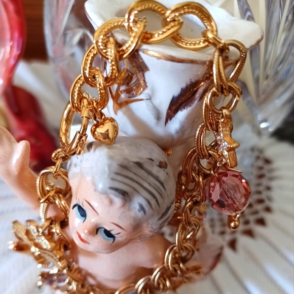 VALENTINE'S GIFT! 😍"KIRKS FOLLY" VTG "MIDSUMMER NIGHT" BRACELET! EXC. COND.! - Picture 12 of 16